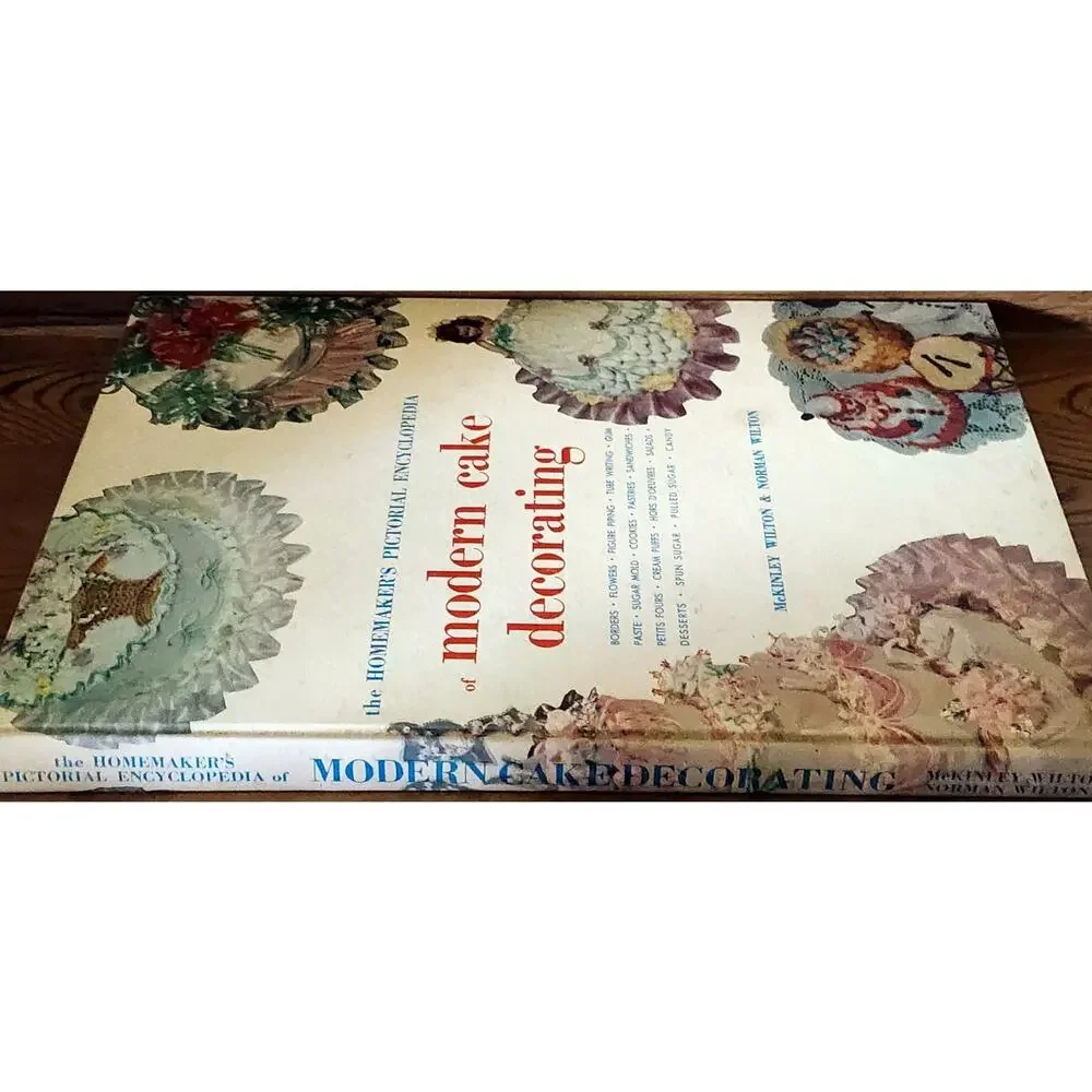 Modern Cake Decorating Wilton 1954 Second Edition Vintage Baking Cookbook Wilton